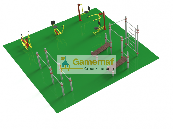 3D-конструктор для детских и спортивных площадок
